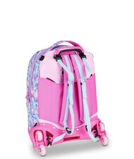 SJGANG GLOW LED UNICORN GIRL Plecak na k&oacute;łkach 3 w 1 miękki liliowy - Plecaki z w&oacute;zkiem - 2