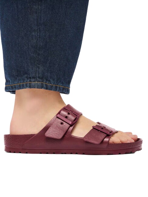 ARIZONA EVA Gumowe kapcie zifandel - Buty damskie
