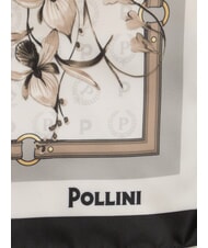 POLLINI FIORI2 Szalik czarne kwiaty2 - Szaliki - 3