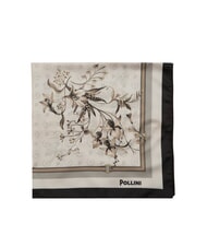 POLLINI FIORI2 Szalik czarne kwiaty2 - Szaliki - 4