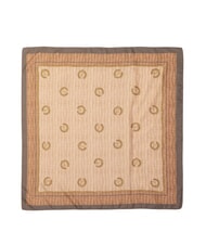 POLLINI CROCO LOGO Szalik krokus brązowy - Szaliki - 2