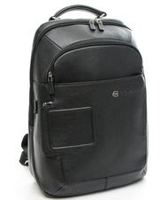 PIQUADRO VIBE OUT Plecak sk&oacute;rzany na laptopa 15,6" Czarny - Plecaki na laptopa do pracy - 2